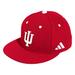 Men's adidas Crimson Indiana Hoosiers On-Field Baseball Fitted Hat