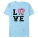 Men's Mad Engine R2-D2 Light Blue Star Wars Valentine's Day T-Shirt