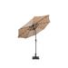 9 Ft. Solar Power Lighted Patio Umbrella with Concrete Base