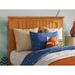 Nantucket Solid Wood Panel Headboard with Attachable USB Charger