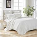 Monterrey Quilt And Pillow Sham Set by Greenland Home Fashions in Antique White (Size 3PC KING/CK)