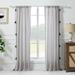 Monterrey Curtain Panels-Set Of 2- With Tiebacks And Tassels by Greenland Home Fashions in Gray