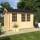 Garden Office - 10'x8' Martel Log Cabin - 44mm Garden Log Cabins - 0% Finance - Buy Now Pay Later - Tiger Sheds