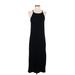 FRAME Casual Dress - Midi Scoop Neck Sleeveless: Black Print Dresses - Women's Size Small