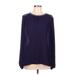 Liz Claiborne Career Long Sleeve Blouse: Purple Tops - Women's Size Large