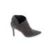 Enzo Angiolini Heels: Gray Print Shoes - Women's Size 6 1/2 - Almond Toe