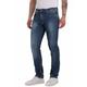 Straight-Jeans REPLAY "GROVER" Gr. 28, Länge 30, blau (dark blue bf28) Herren Jeans Straight Fit