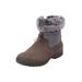 Plus Size Women's The Emeline Weather Boot by Comfortview in Grey (Size 7 1/2 W)