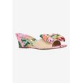 Women's Milena Sandal by J. Renee in Natural Pink Green (Size 8 M)