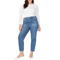 Plus Size Women's The Leigh Super Stretch Slim Jean by ELOQUII in Medium Wash Denim (Size 20)