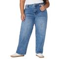 Plus Size Women's The Loose Jean by ELOQUII in Medium Wash (Size 22)