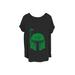 Plus Size Women's Boba Clovers V-Neck T-Shirt by Mad Engine in Black (Size 3X (22-24))