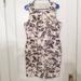 J. Crew Dresses | J Crew Womens Linen Floral Print A Line Dress White Size 10 | Color: Black/White | Size: 10