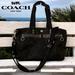 Coach Bags | Euc Coach Fabric W Patten Handles Diaper Bag/Office Bag | Color: Black/Pink | Size: Os