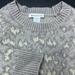 Athleta Sweaters | Athleta Womens Small Merino Wool Animal Pattern Pullover Sweater | Color: Cream/Gray | Size: S