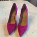 Nine West Shoes | Nine West Ladies Pink Suede High Heels. Size 8 1/2m | Color: Pink | Size: 8.5