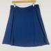 Athleta Skirts | Athleta Bodega Navy Blue Jersey Knit Back Pocket Ruched Knee Skirt Womens 1x | Color: Blue | Size: 1x