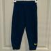 Nike Bottoms | Nike Toddler 3t Sweatpants Nike Logo Navy Blue Yellow | Color: Blue/Yellow | Size: 3tb