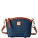 Dooney & Bourke Bags | Dooney & Bourke Pebble Grain Mini Domed Crossbody Shoulder Bag - Jeans | Color: Blue | Size: Os