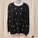 Disney Sweaters | Disney Mickey Mouse Minnie Mouse Polka Dots Cardigan Sweater Plus Size 5 | Color: Black/White | Size: 5xl