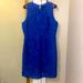 J. Crew Dresses | J. Crew Floral Lace Sleeveless Sheath Dress In Caribbean Blue, Size 14 In Euc. | Color: Blue | Size: 14