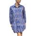 Anthropologie Dresses | Anthropologie Maeve Paper Crown Mini Dress Sz Xs Preowned In Excellent Condition | Color: Blue/White | Size: Xs