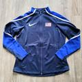 Nike Jackets & Coats | Brand New Nike Pro Elite 2019 Track & Field Usa Olympic Jacket Women's Size Xl | Color: Blue | Size: Xl
