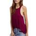 Free People Tops | Free People Red Intimately High Neck Ribbed Tank Top/Cami Size Small | Color: Red | Size: S