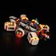 Light Kit for Lego Modular Space Station, Lighting Set for Lego 60433 Modular Space Station - Not Include Models, Just Light Kit (Actions Control version)