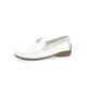 Gabor California 46.090.50 White / Silver Leather Moccasin Shoe 5.5