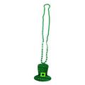 Love Heart Locket Irish Necklace Irish Holiday Ornament Hat Glass Beads Pendant Party Large Pendant (Color : D, Size : A)