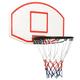 BaraSh Basketball Hoop with Full Size Backboard and Net for Outdoor Use. Includes Wall Mounting Bracket and Fixing Kit,Basketball Backboard White 71x45x2 cm Polyethene