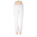 Lila Ryan Jeggings - Mid/Reg Rise Straight Leg Boyfriend: White Bottoms - Women's Size 26 Petite - Light Wash