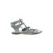 Old Navy Sandals: Gray Solid Shoes - Women's Size 9 - Open Toe