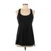 Active by Old Navy Active Tank Top: Black Solid Activewear - Women's Size Medium