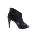 Vince Camuto Ankle Boots: Black Print Shoes - Women's Size 8 - Peep Toe