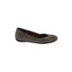 Clarks Flats: Slip On Wedge Classic Gray Solid Shoes - Women's Size 5 - Round Toe