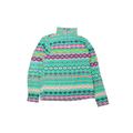 Lands' End Fleece Jacket: Green Jackets & Outerwear - Kids Girl's Size 10