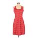 Columbia Active Dress - A-Line: Red Activewear - Women's Size Small