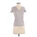 Nordstrom Short Sleeve T-Shirt: Gray Tops - Women's Size X-Small