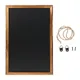 Rectangle suspendu message en bois tableau noir tableau Wordpad signe enfants conseil D5QC