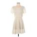 Anna Sui Casual Dress: Ivory Dresses - Women's Size Small