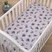 Disney Baby Basics - Piece Standard Crib Fitted Sheet Polyester in Gray | 28 H x 24 W x 5 D in | Wayfair 9067745R