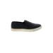 Steve Madden Flats: Slip On Platform Casual Black Color Block Shoes - Women's Size 7 1/2 - Almond Toe