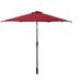 Arlmont & Co. 9ft Patio Uv Protection Tilt Solar Powe Umbrella w/ Led Lights Blue in Red | Wayfair 9EA4378539A34E53AC4D694EC2DAB82B
