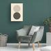 George Oliver Minimal Circle Vibes 4 On Canvas by Jay Stanley Print Canvas, Cotton in White | 47 H x 30 W x 2 D in | Wayfair