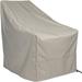 Rebrilliant Brently Weather Proof Outdoor Patio Chair Cover, Polyester in Gray | 34.5 H x 27 W x 37.5 D in | Wayfair