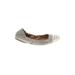 J.Crew Flats: Ivory Print Shoes - Women's Size 6 1/2 - Pointed Toe