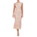 Meli Soutache Cocktail Midi Dress - Pink - JS Collections Dresses