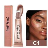Gifts for Women Clearance 12ml Liquid Contouring Stick With Cushion Applicator Silky Creme Face Highlighter And Bronzer Stick Cosmetic Pencil HightlightBrush Powder Blusher - Best Gift